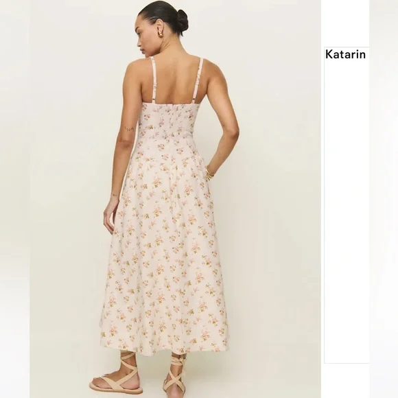 Reformation Katarin linen dress (2) - Picture 4 of 9